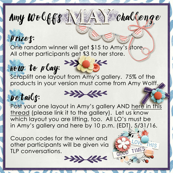 Amy Wolff's MAY Challenge -- It's a Scraplift!