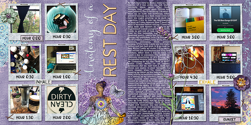 Anatomy of a Rest Day, 2-Pages | MOC Day 14
