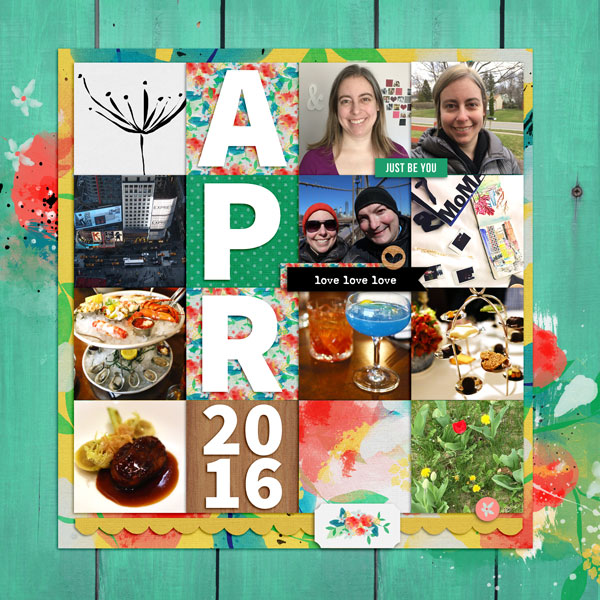 April 2016 (left page)