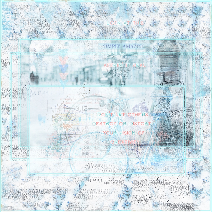 April BYOC Challenge-Using At Least 3 Different Designers-Distortion