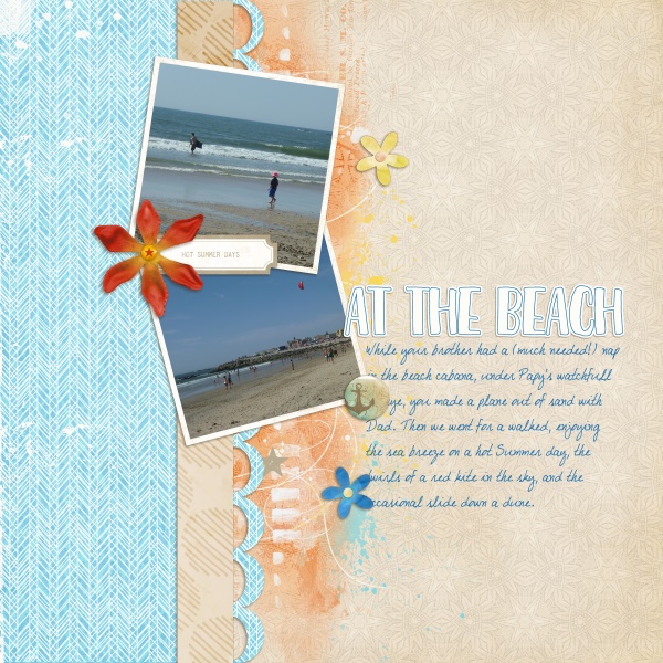 At the beach