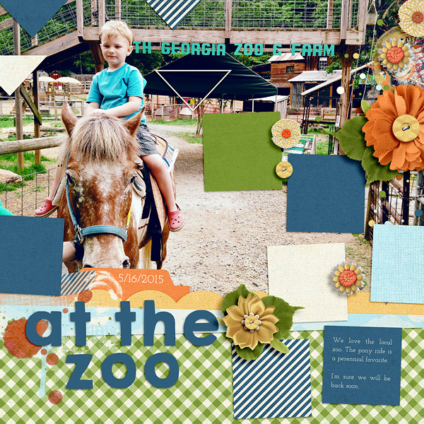 at the zoo