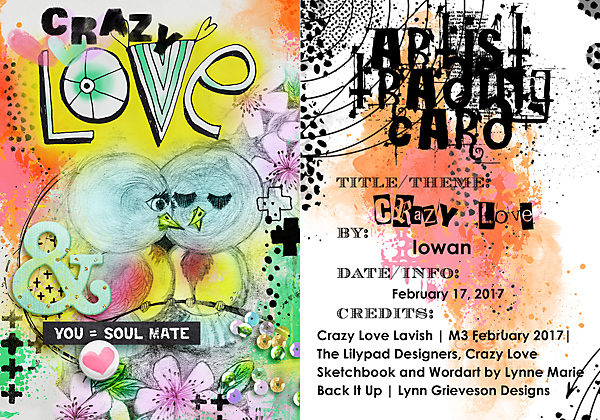 ATC + Card Back - Crazy Love