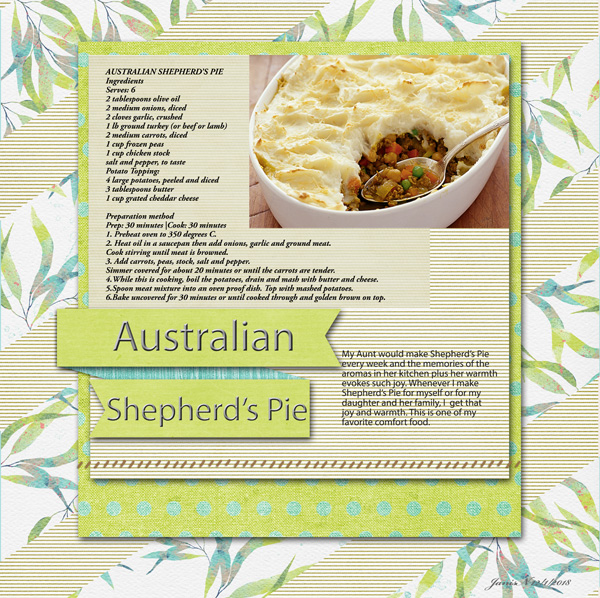 Australian Shepherds Pie - Dec Challenge