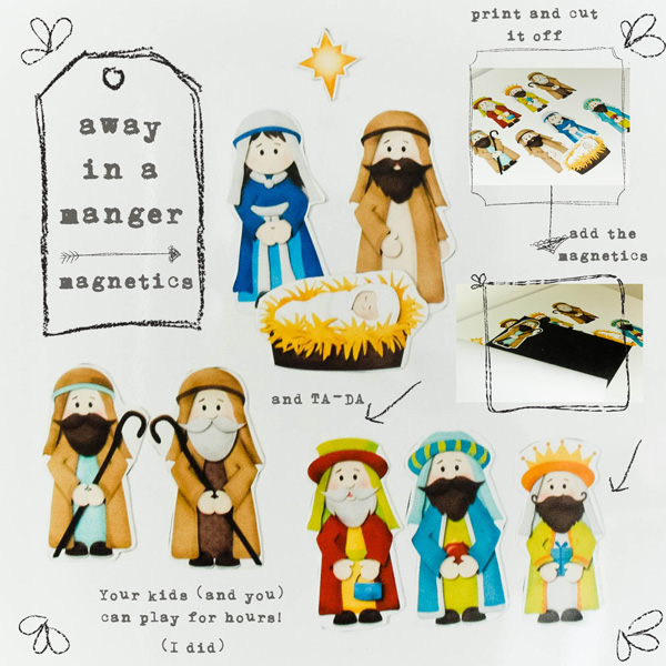 away in a manger - hybrid project