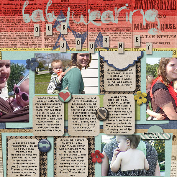 Babywearing, Our Journey