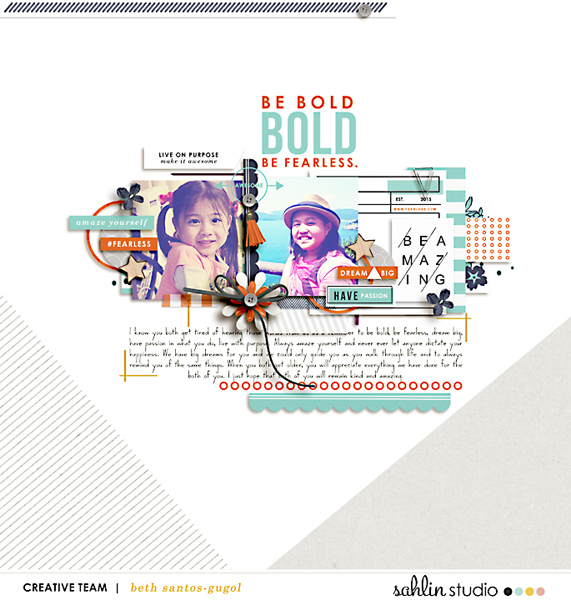 ~Be bold~