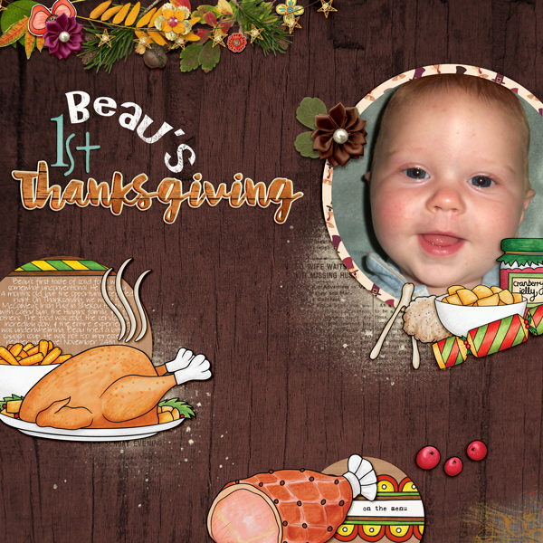 Beau's First Thanksgiving