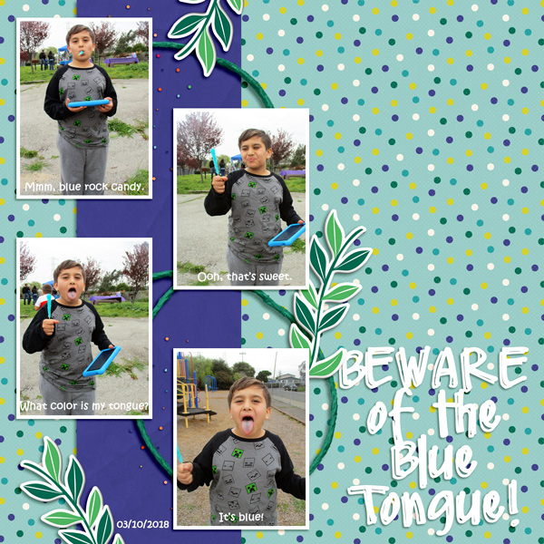 Beware of the Blue Tongue-Speed Scrap