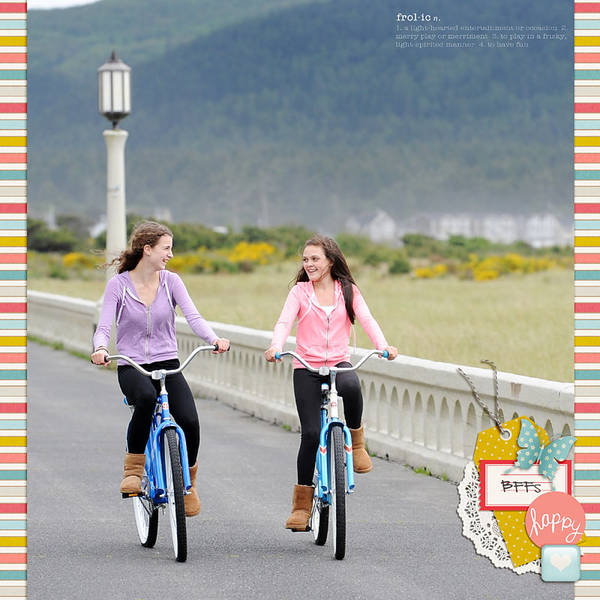 BFFs on bikes