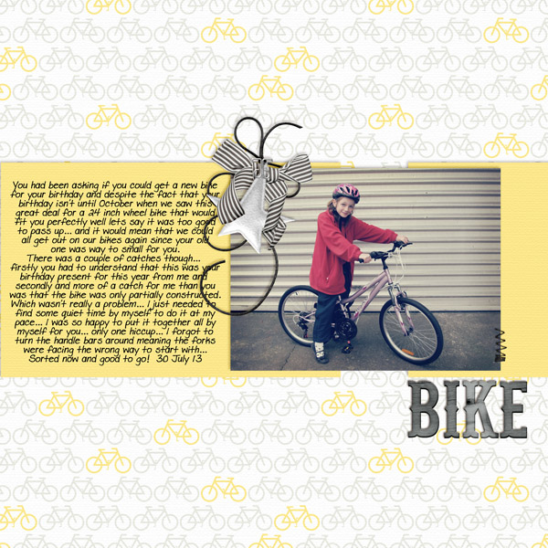 Birthday bike
