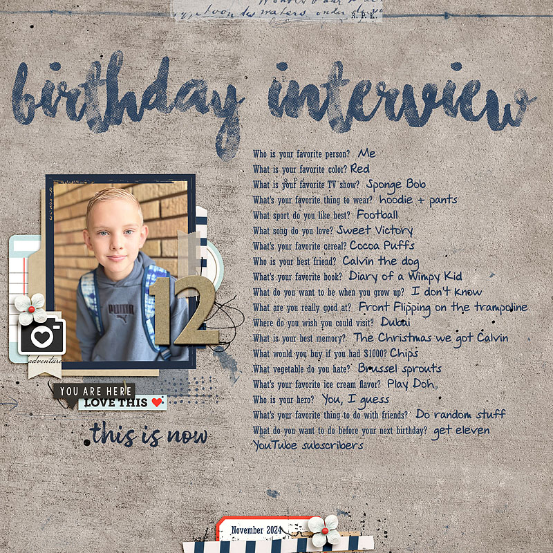 birthday interview