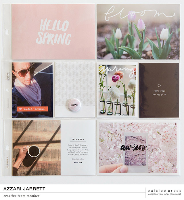 Bloom Project Life Spread