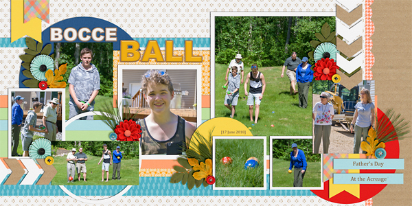 Bocce Ball (double page)