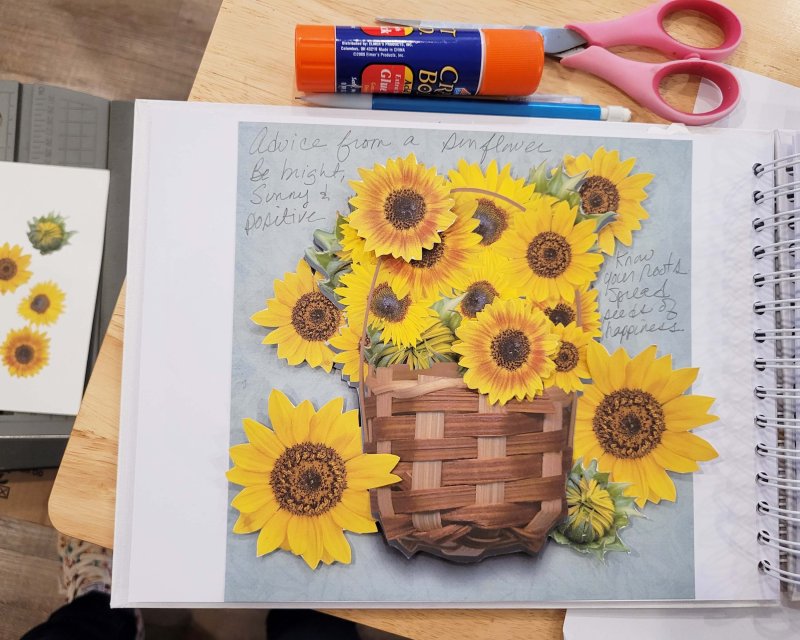 Book Page 2 Sunflowers
