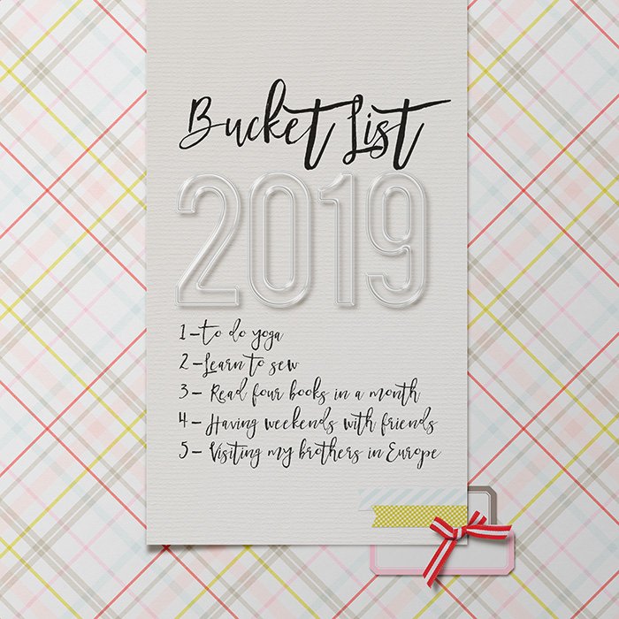 Bucket List 2019
