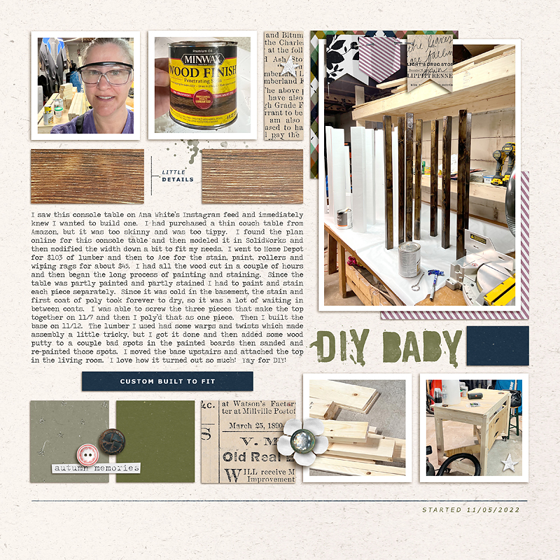 Built Console Table page 1