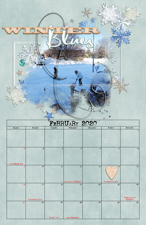 Calendar-February