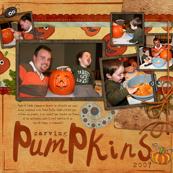 Carving Pumpkins 2007