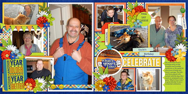 Celebrate (double page)
