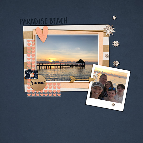 Challenge 12 Filled Template Paradise Beach
