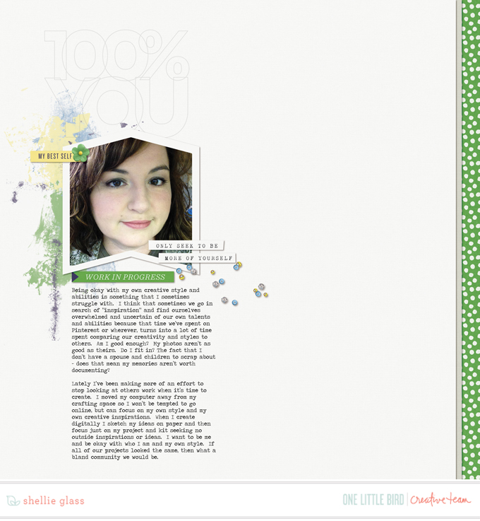 Character Study - be 100% You