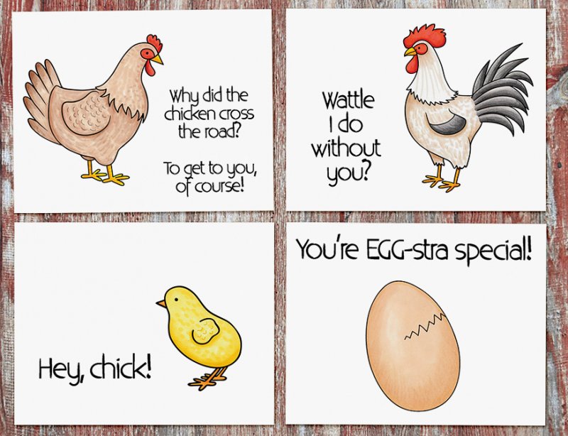 Chicken Valentines