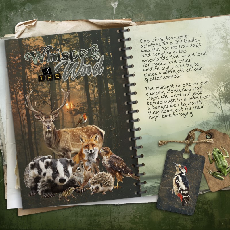 Childhood Memories - Girl Guides in the Woods