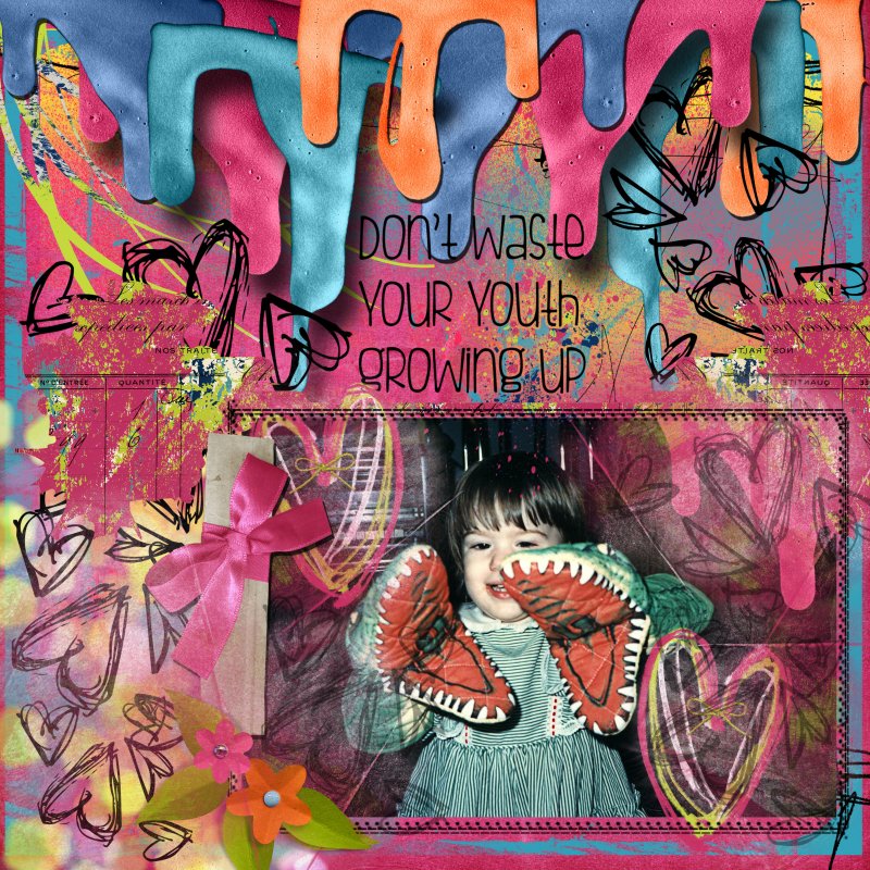 Christina NBK Electric Youth MOC Day 14 Fill A Page