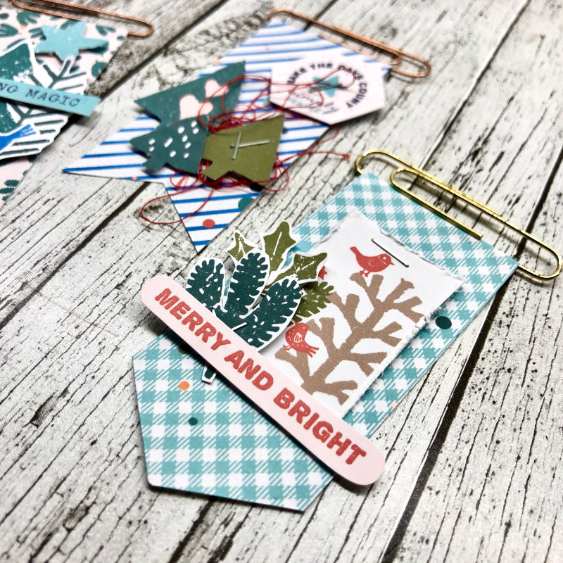 Christmas flags - Close up 2