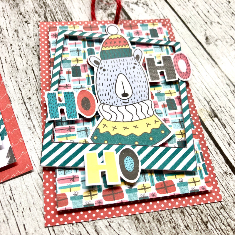 Christmas present tag 2 - hybrid