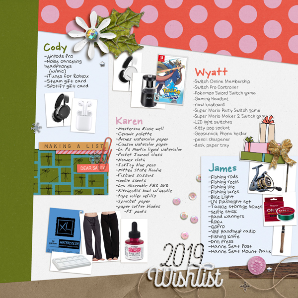 Christmas Wishlists 2019