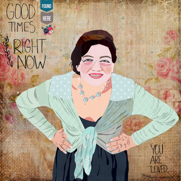 Collage portrait No6