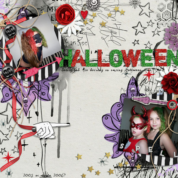Colorful Halloween-Slow Scrap 10/20th