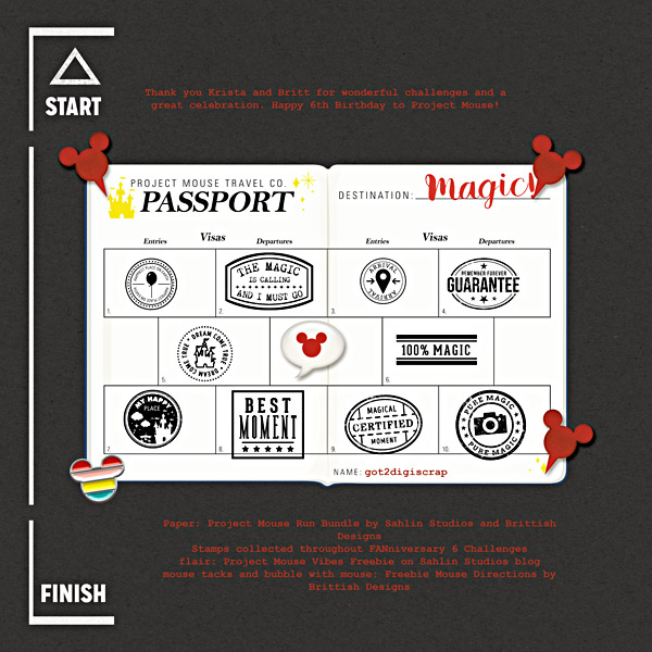Completed Project Mouse Passport