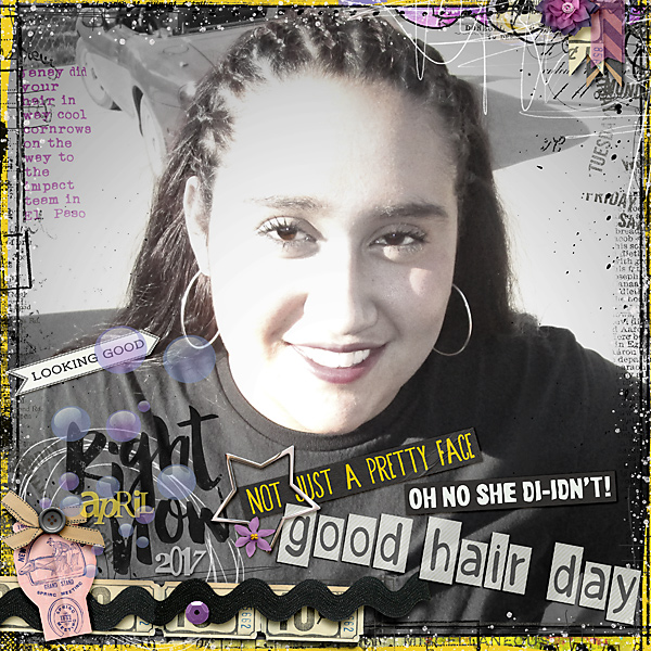 Corn rows on my Abby