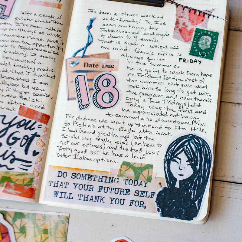 Daily Journal (right closeup)