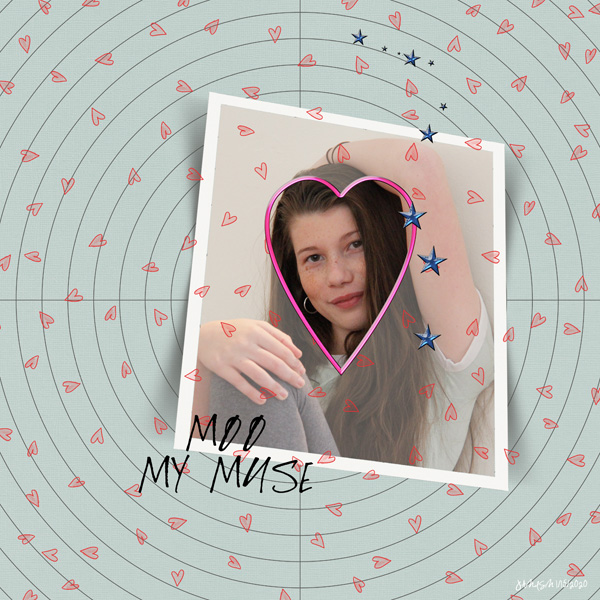 Day 15 - Vellum Over Photos-moomymuse