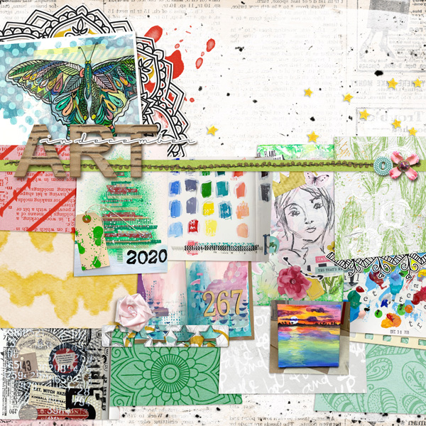 Day 16 - Art Journaling in December