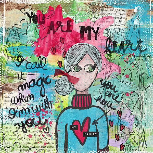 Day 2 - 12 days of Art journaling