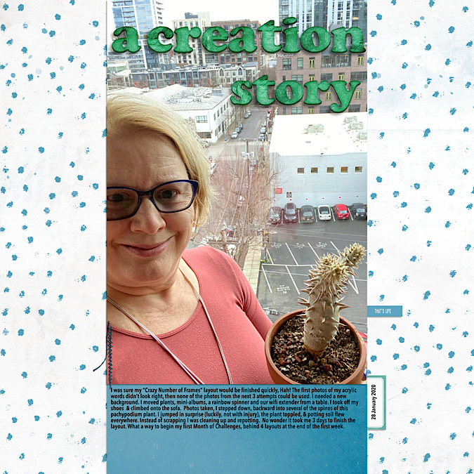 Day 26 Youer Than You Photography and Journaling Combo: A Creation Story