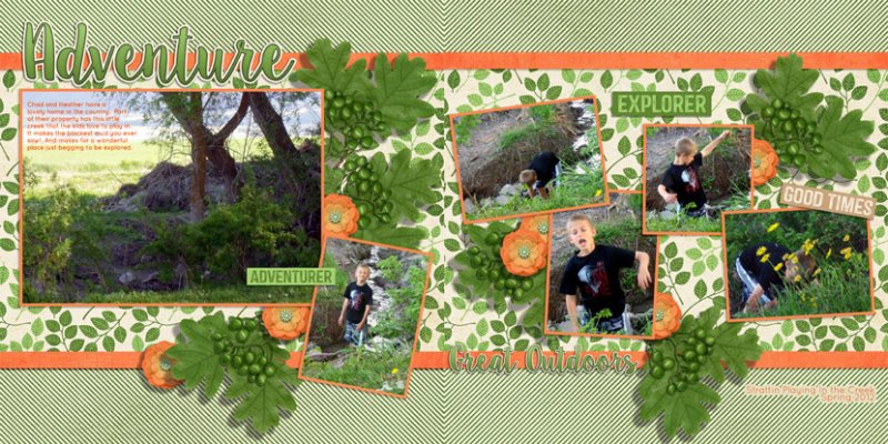 Day 28:  Two Page Layout (Style Challenge)