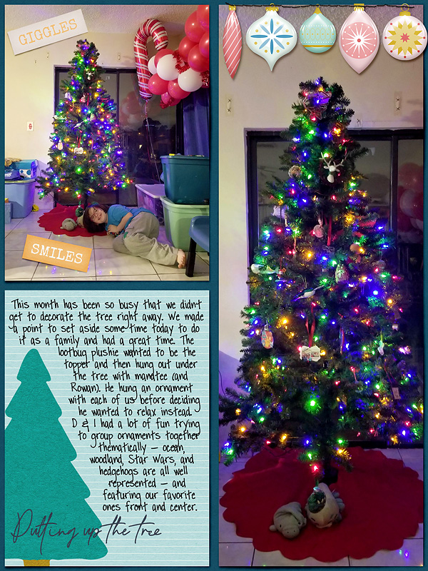 December album - decorating the tree - right