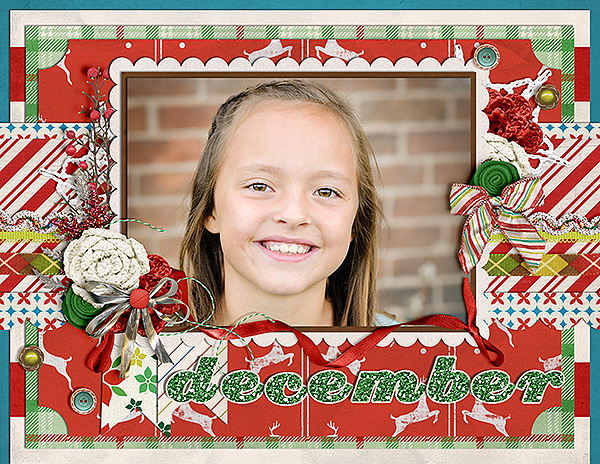 December Calendar Topper