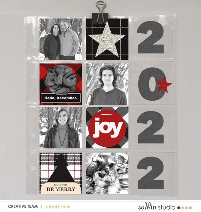 December Daily 2022 Title Page | Sahlin Studio