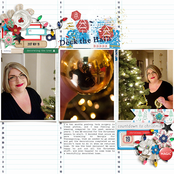 Deck The Halls - December Daily Page 1