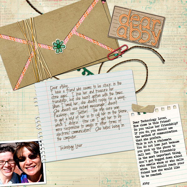 Digi Dare #164:  Dear Abby