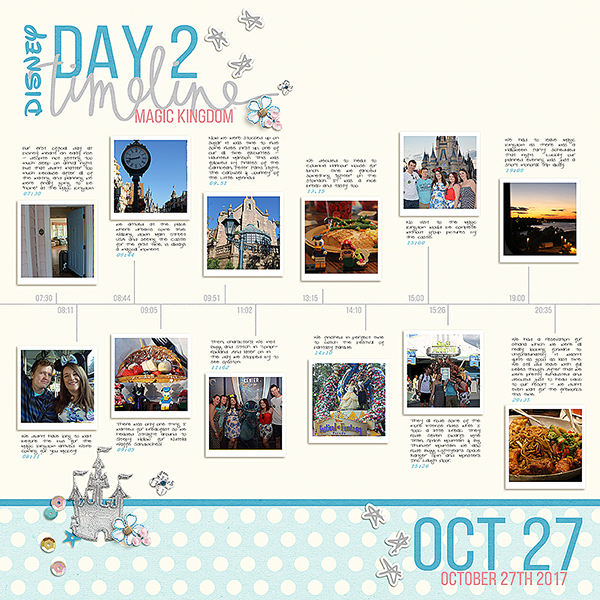 Disney Day 2 Timeline Magic Kingdom - MOC6.14