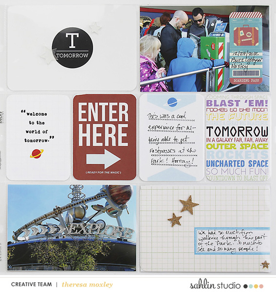 Disney Project Life Album – #4 Discovering Tomorrowland