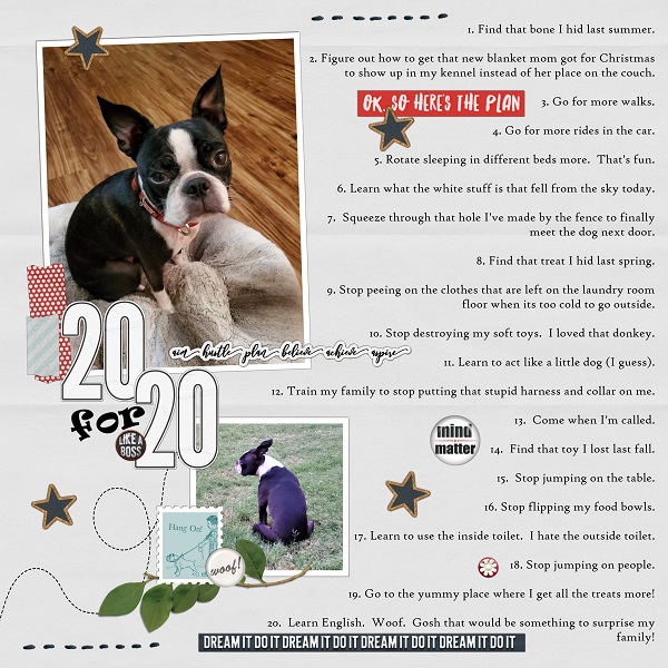 Dog Goals (MOC8 - Day 11)